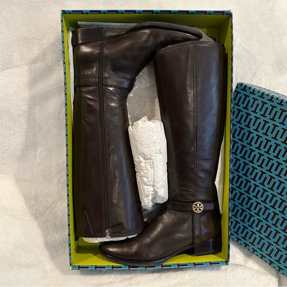 Tory Burch Bristol 30MM Riding Boot Equestrian Calf Leather. Size 11 - Picture 14 of 16